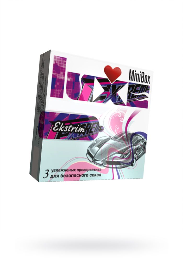 Купить Презервативы Luxe Mini Box Экстрим - 1 блок (24 уп. по 3 шт. в каждой) в Москве.