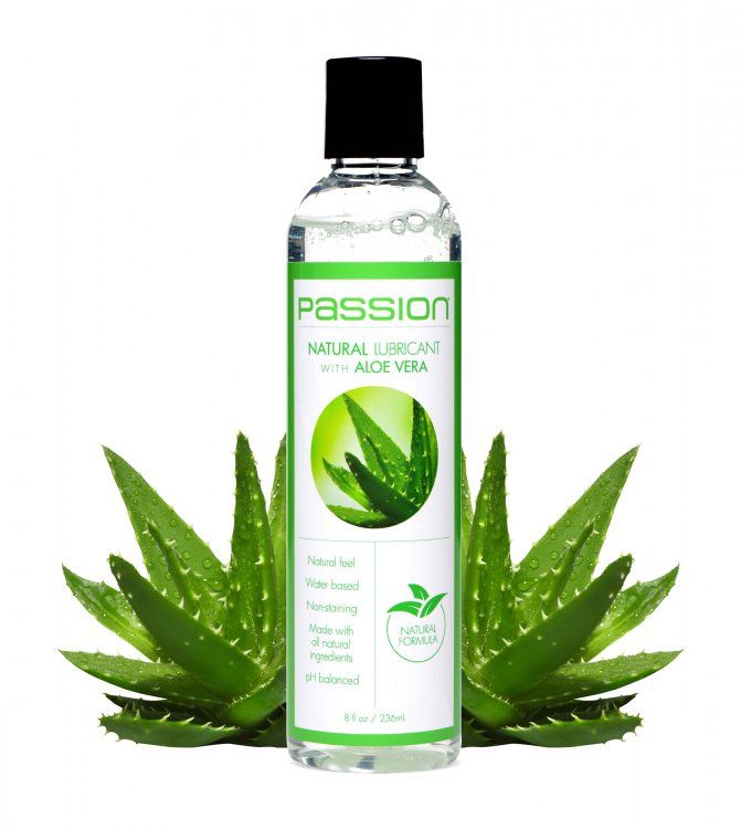 Купить Лубрикант Natural Lubricant with Aloe Vera с алоэ вера - 236 мл. в Москве.