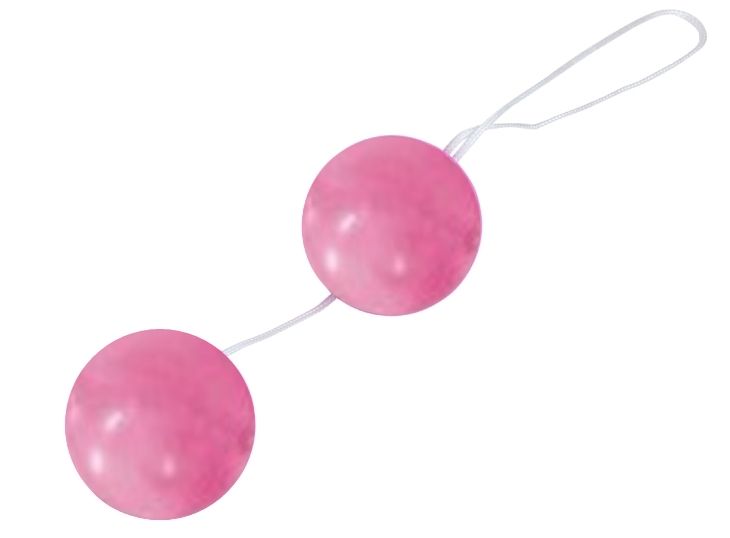 Купить Розовые глянцевые вагинальные шарики в Москве.