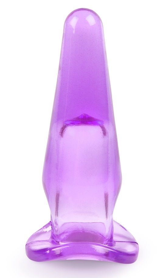 Купить Фиолетовая анальная пробка - 8 см. в Москве.