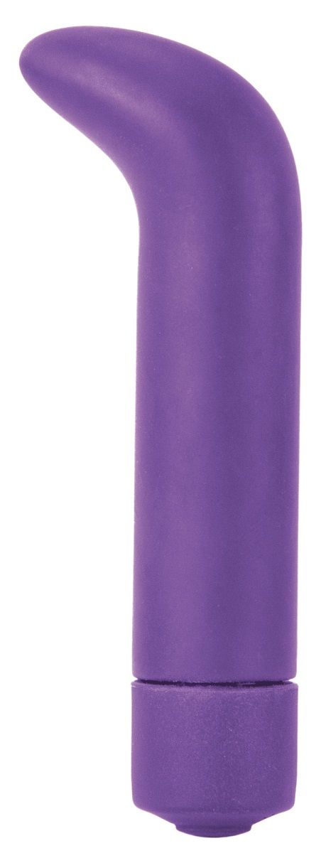 Купить Фиолетовый вибратор The Gee - 10,5 см. в Москве.