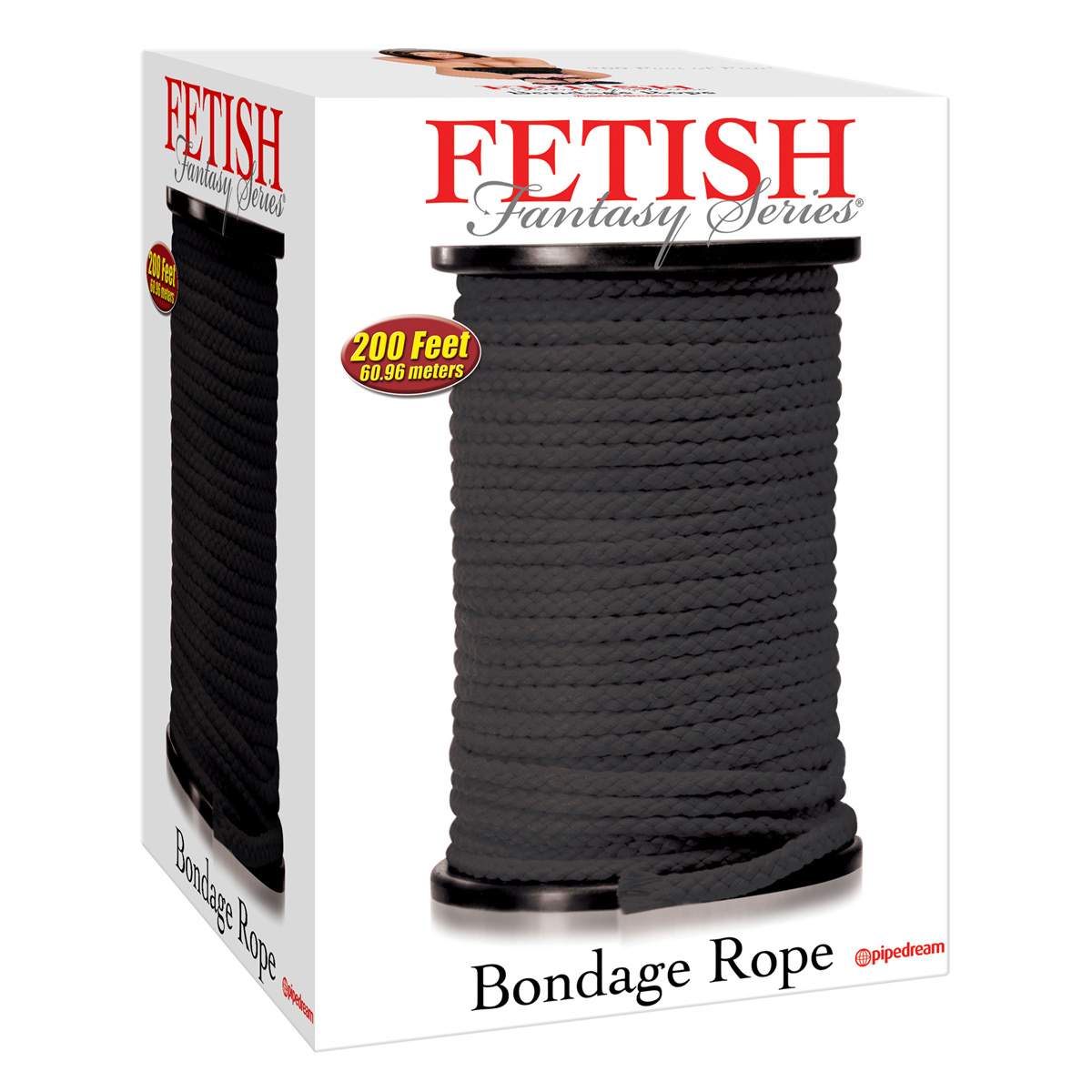 Купить Черная веревка для связывания Bondage Rope - 60,9 м. в Москве.