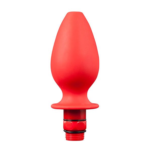 Купить Красная насадка для душа HYDROBLAST 4INCH BUTTPLUG SHAPE DOUCHE - 10,2 см. в Москве.