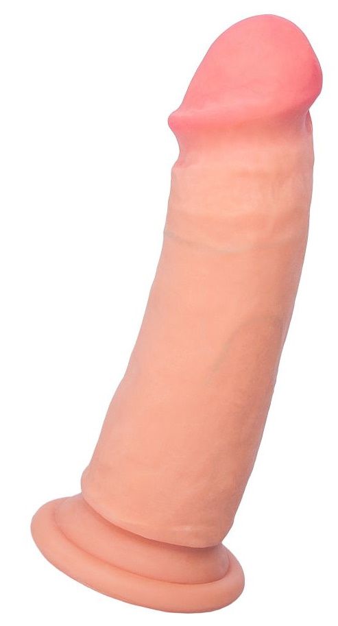 Купить Телесный реалистичный фаллоимитатор RealStick Elite DILDO Tobias - 18 см. в Москве.