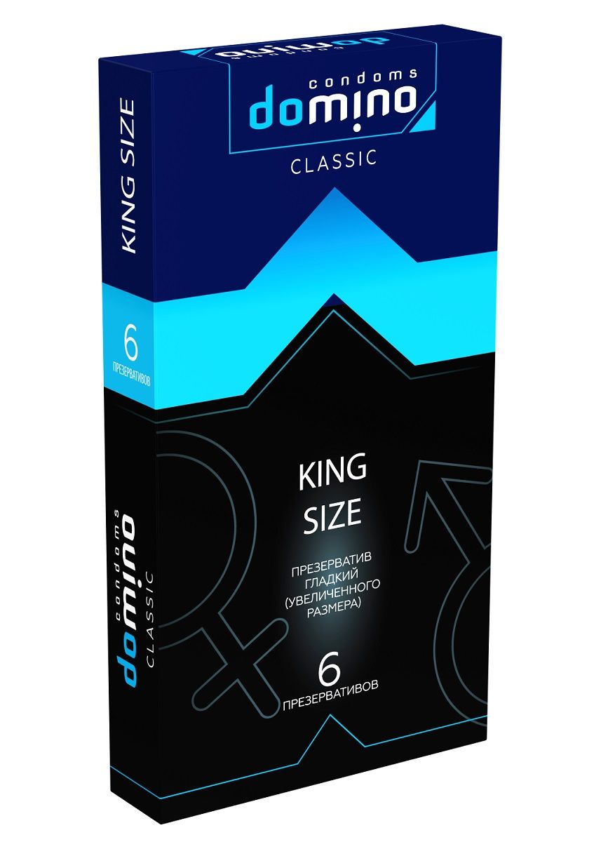 Купить Презервативы увеличенного размера DOMINO Classic King size - 6 шт. в Москве.