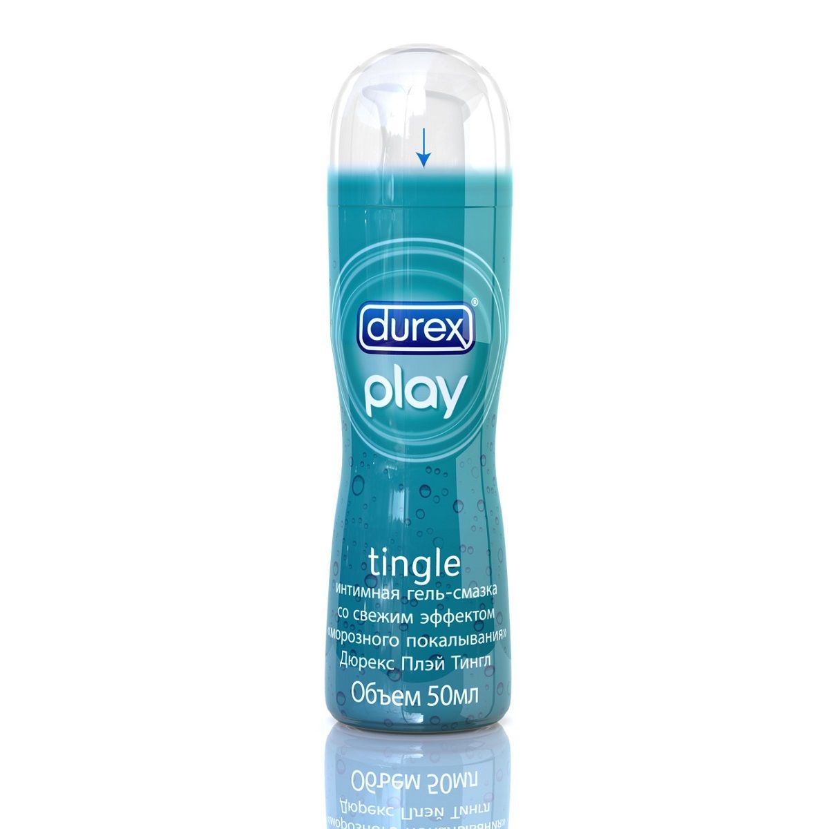 Купить Интимная гель-смазка DUREX Play Tingle с эффектом “морозного покалывания - 50 мл. в Москве.