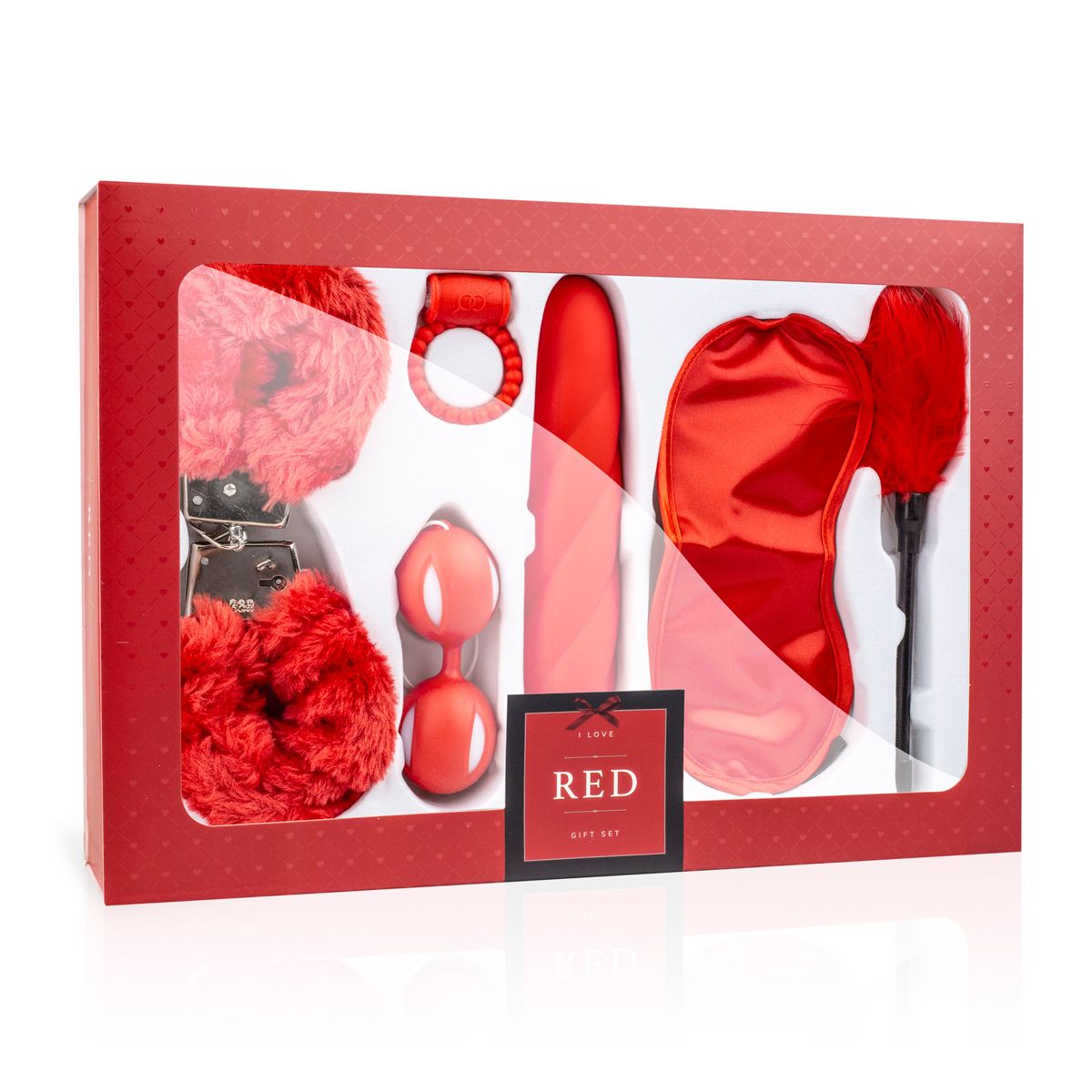 Купить Эротический набор I Love Red Couples Box в Москве.