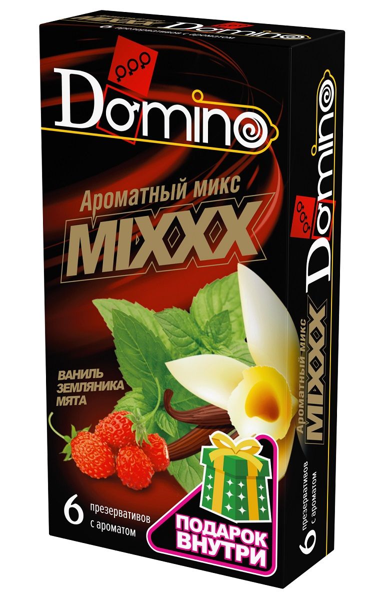 Купить Ароматизированные презервативы DOMINO  Ароматный микс  - 6 шт. в Москве.