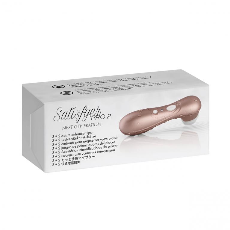 Купить Набор из 5 сменных насадок для стимулятора Satisfyer PRO2 в Москве.