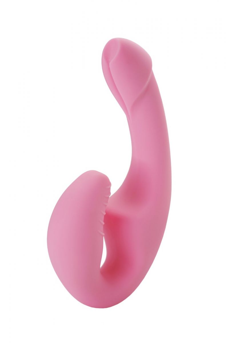 Розовый безремневой страпон из силикона - 22 см.: цены, купить в Москве Безремневые страпоны в секс-шопе «Громче»