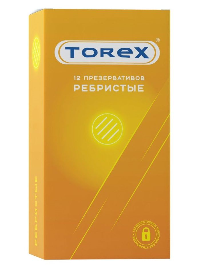 Купить Текстурированные презервативы Torex  Ребристые  - 12 шт. в Москве.