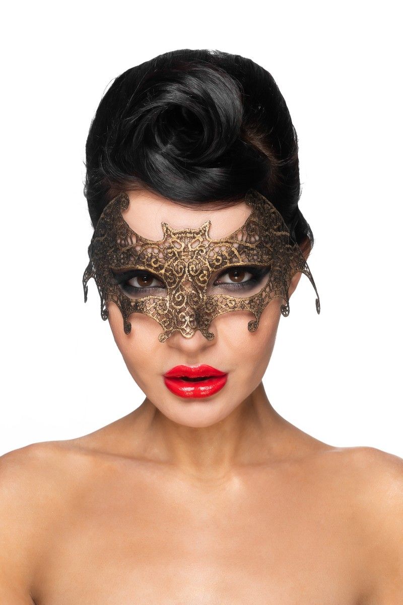 Купить Золотистая карнавальная маска  Унукэльхайя в Москве.