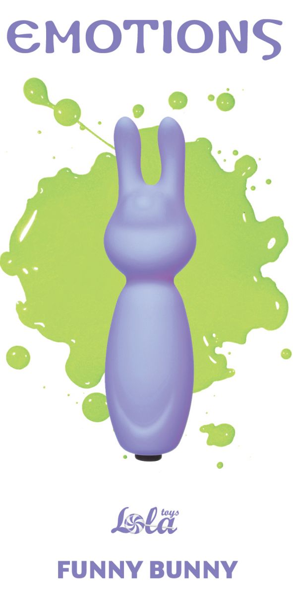 Купить Фиолетовый мини-вибратор с ушками Emotions Funny Bunny Lavender в Москве.