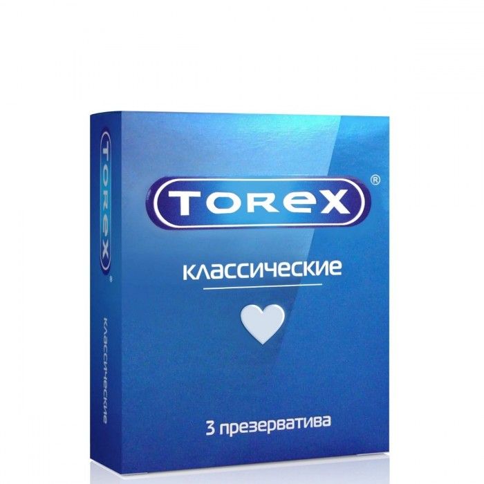 Купить Гладкие презервативы Torex  Классические  - 3 шт. в Москве.