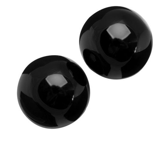 Купить Чёрные вагинальные шарики из стекла Sexus Glass в Москве.