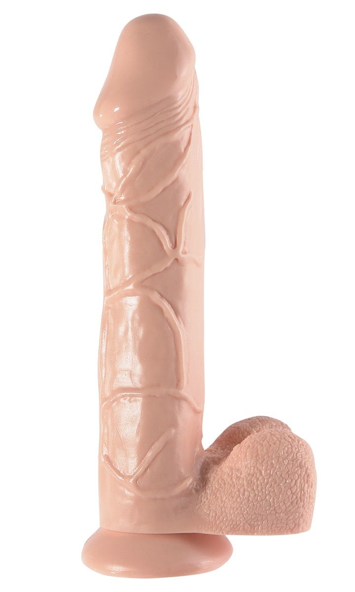 Купить Телесный фаллоимитатор-гигант 12  Mega Dildo - 32,4 см. в Москве.