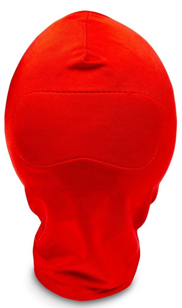 Купить Закрытый красный шлем-маска без прорезей в Москве.