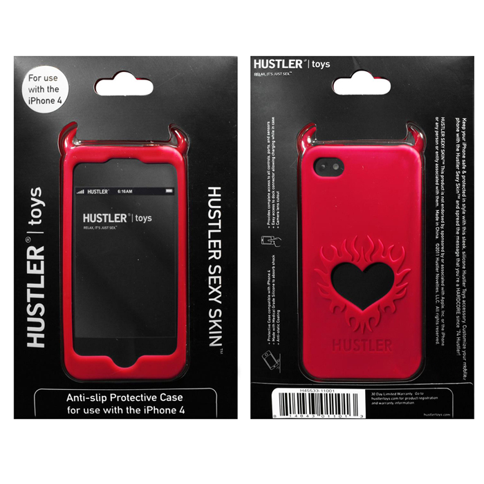 Купить Красный чехол HUSTLER из силикона для iPhone 4, 4S в Москве.