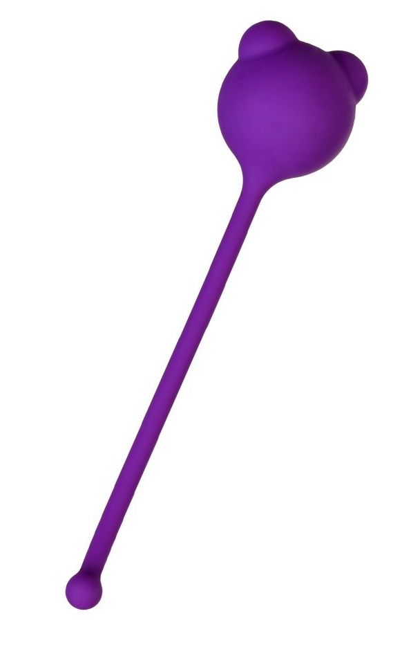 Купить Фиолетовый силиконовый вагинальный шарик A-Toys с ушками в Москве.