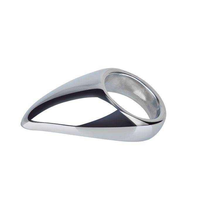 Купить Эрекционное кольцо с металлическим языком Teadrop (размер L) в Москве.