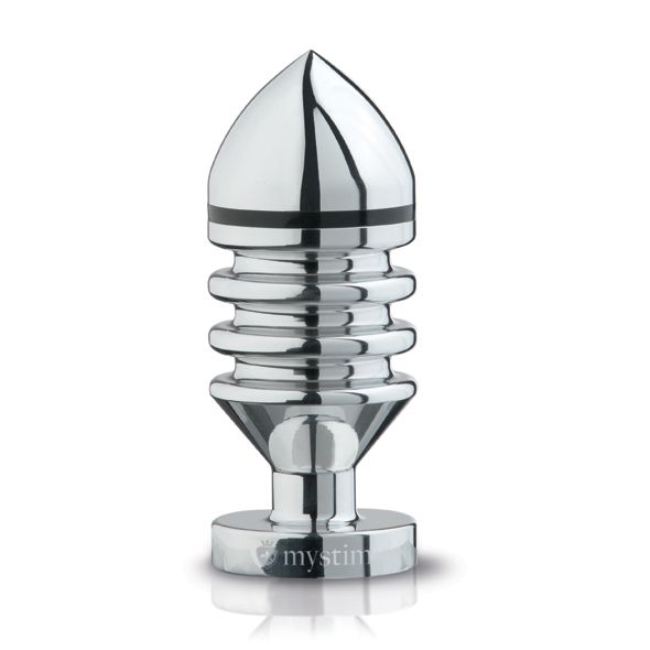 Купить Металлическая анальная пробка Hector Helix Buttplug S - 10 см. в Москве.