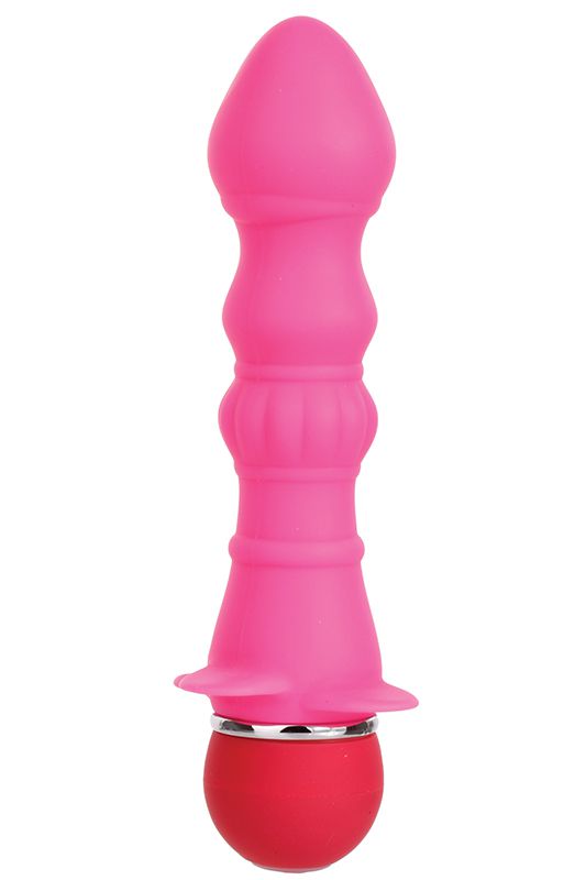 Купить Розовый вибромассажер для анальной стимуляции PURRFECT SILICONE ANAL VIBRATOR PINK - 12,7 см. в Москве.