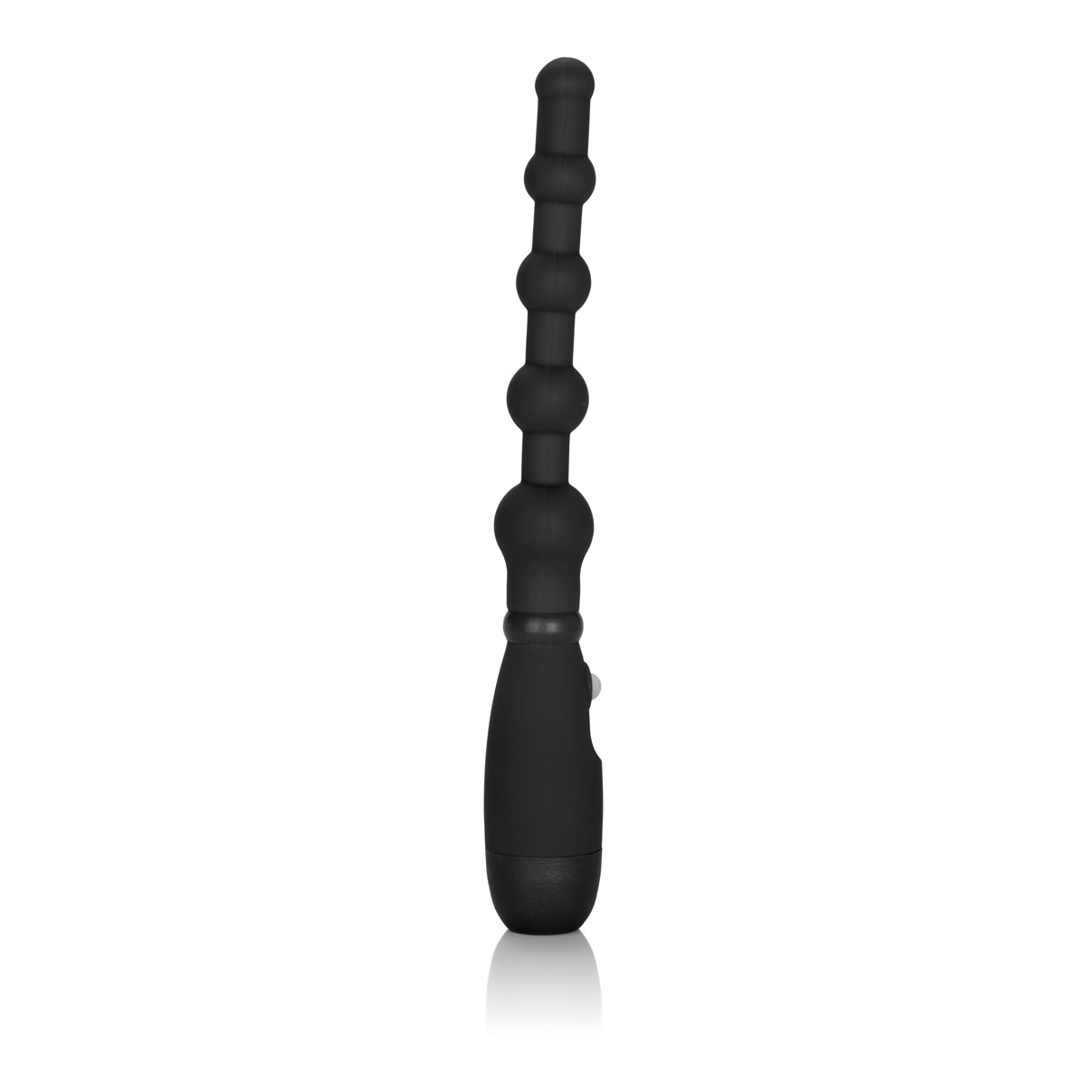 Купить Черная анальная цепочка с вибрацией Booty Call Booty Flexer - 14,5 см. в Москве.