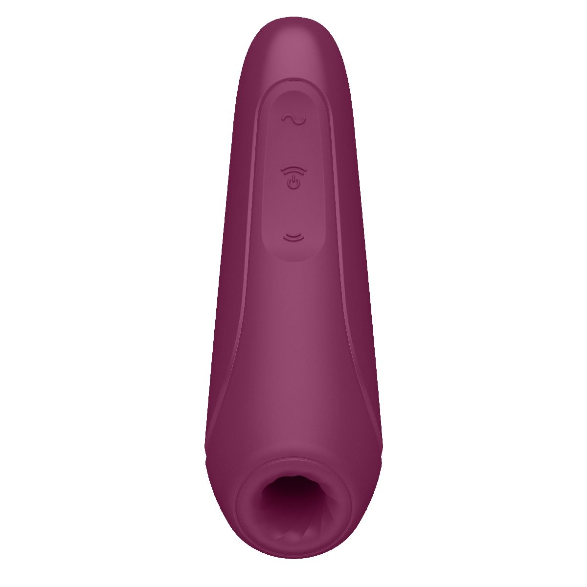 Купить Бордовый вакуум-волновой стимулятор Satisfyer Curvy 1+ в Москве.