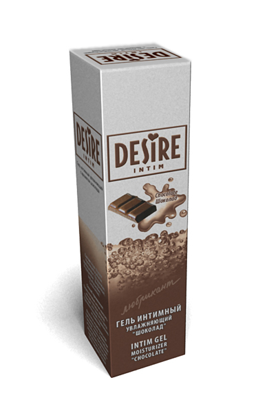 Купить Интимный гель-любрикант DESIRE с ароматом шоколада, 60 мл. в Москве.