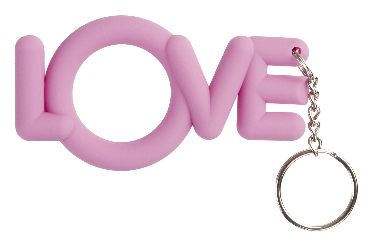 Купить Розовое эрекционное кольцо-брелок Love Cocking в Москве.