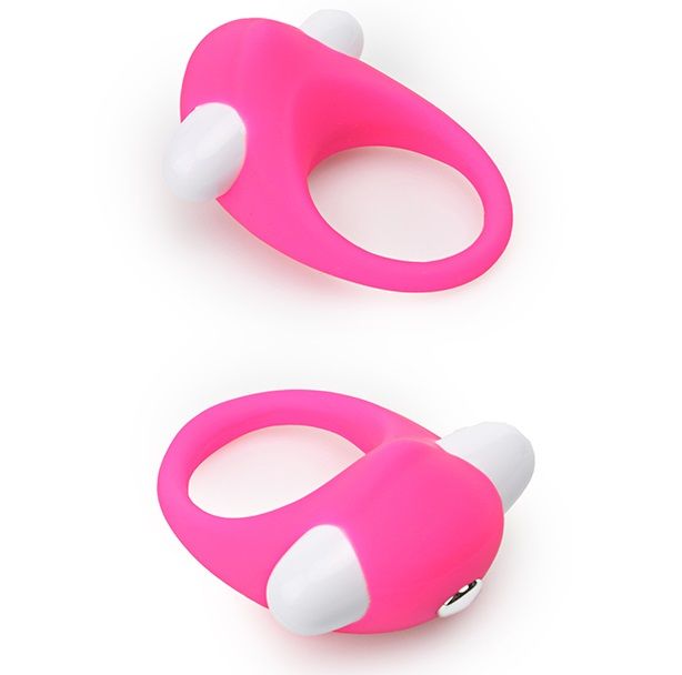 Купить Розовое эрекционное кольцо LIT-UP SILICONE STIMU RING 6 в Москве.