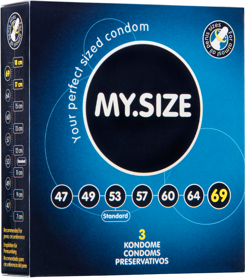 Купить Презервативы MY.SIZE №3 размер 69 - 3 шт. в Москве.
