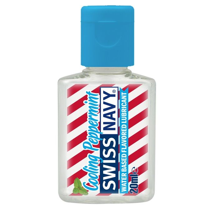 Купить Охлаждающий лубрикант Swiss Navy Cooling Peppermint Mini-Lube - 20 мл. в Москве.