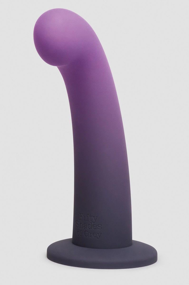 Купить Фиолетовый, меняющий цвет фаллоимитатор Feel It Baby Colour-Changing Silicone G-Spot Dildo - 17,8 см. в Москве.