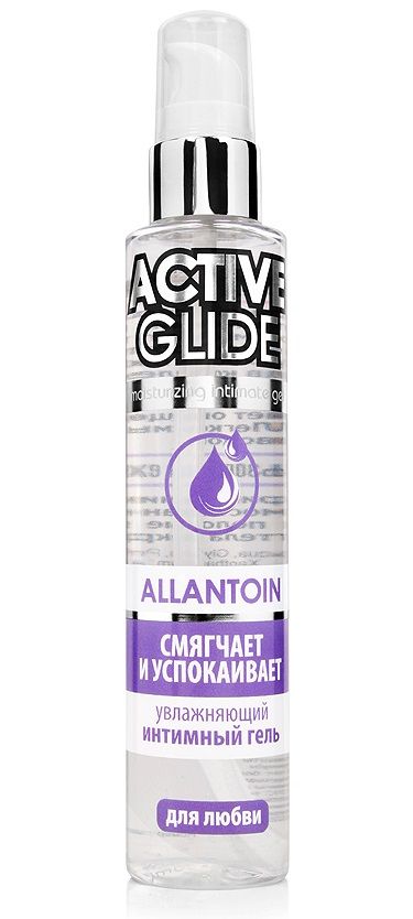 Купить Увлажняющий интимный гель Active Glide Allantoin - 100 гр. в Москве.