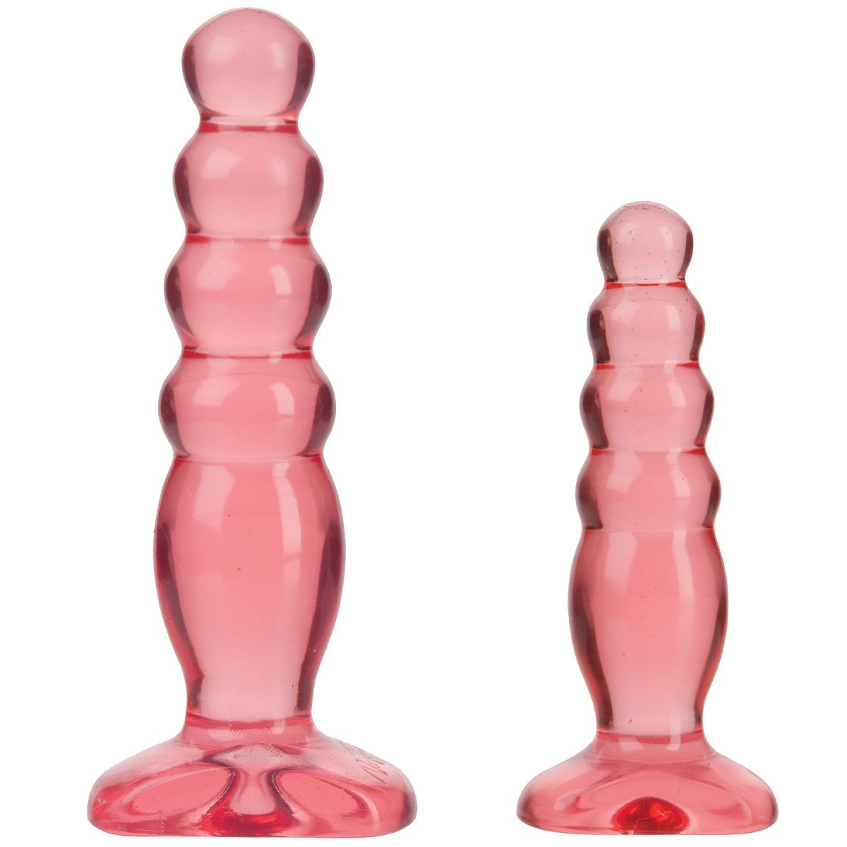 Купить Набор из двух розовых анальных втулок Crystal Jellies Anal Trainer Kit в Москве.