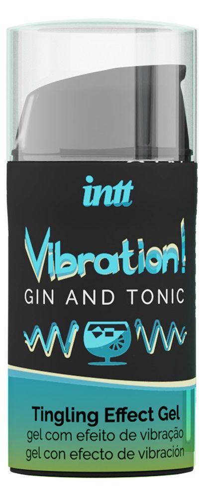 Купить Жидкий интимный гель с эффектом вибрации Vibration! Gin   Tonic - 15 мл. в Москве.