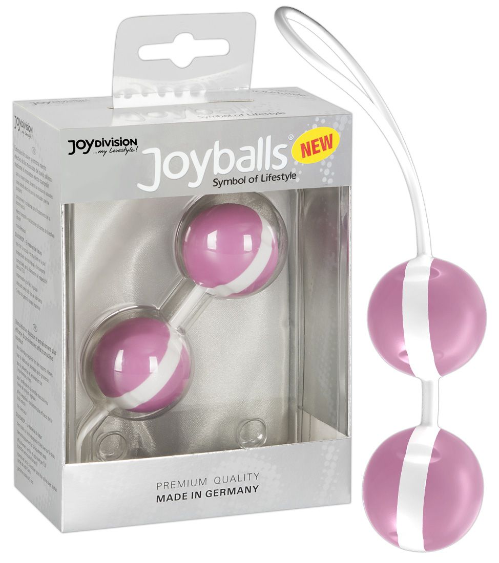 Купить Нежно-розовые вагинальные шарики Joyballs Bicolored в Москве.