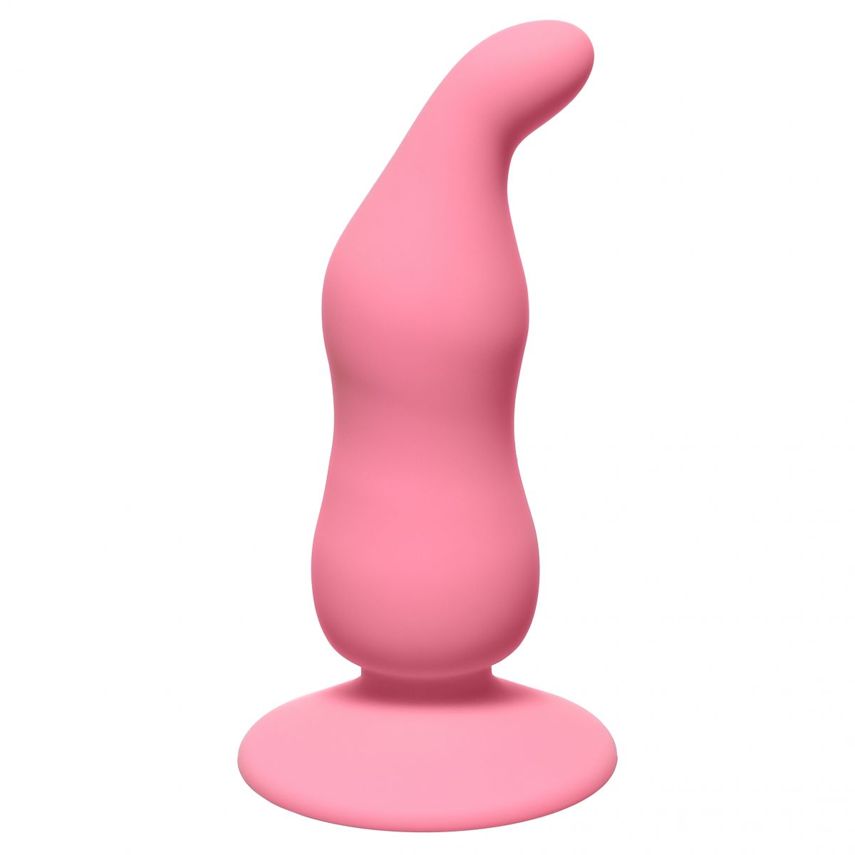 Купить Розовая анальная пробка Waved Anal Plug Pink - 11 см. в Москве.