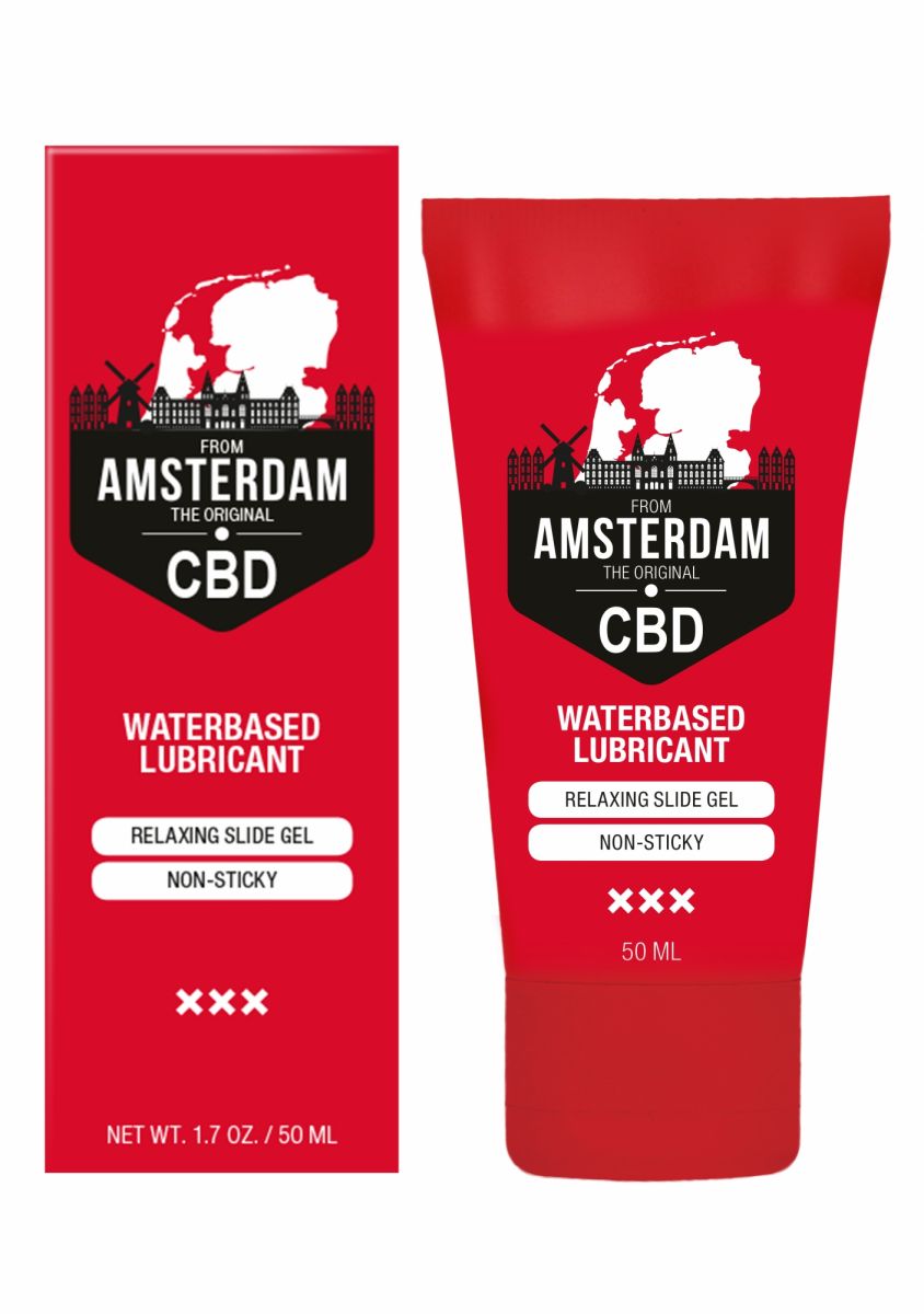 Купить Лубрикант на водной основе CBD from Amsterdam Waterbased Lubricant - 50 мл. в Москве.