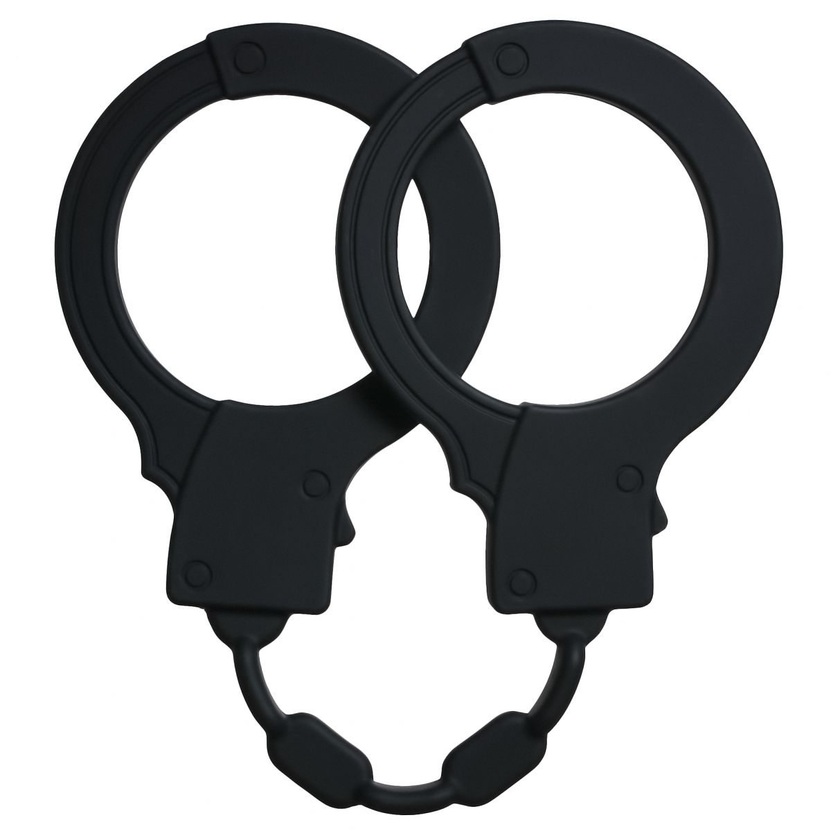 Купить Чёрные силиконовые наручники Stretchy Cuffs Black в Москве.