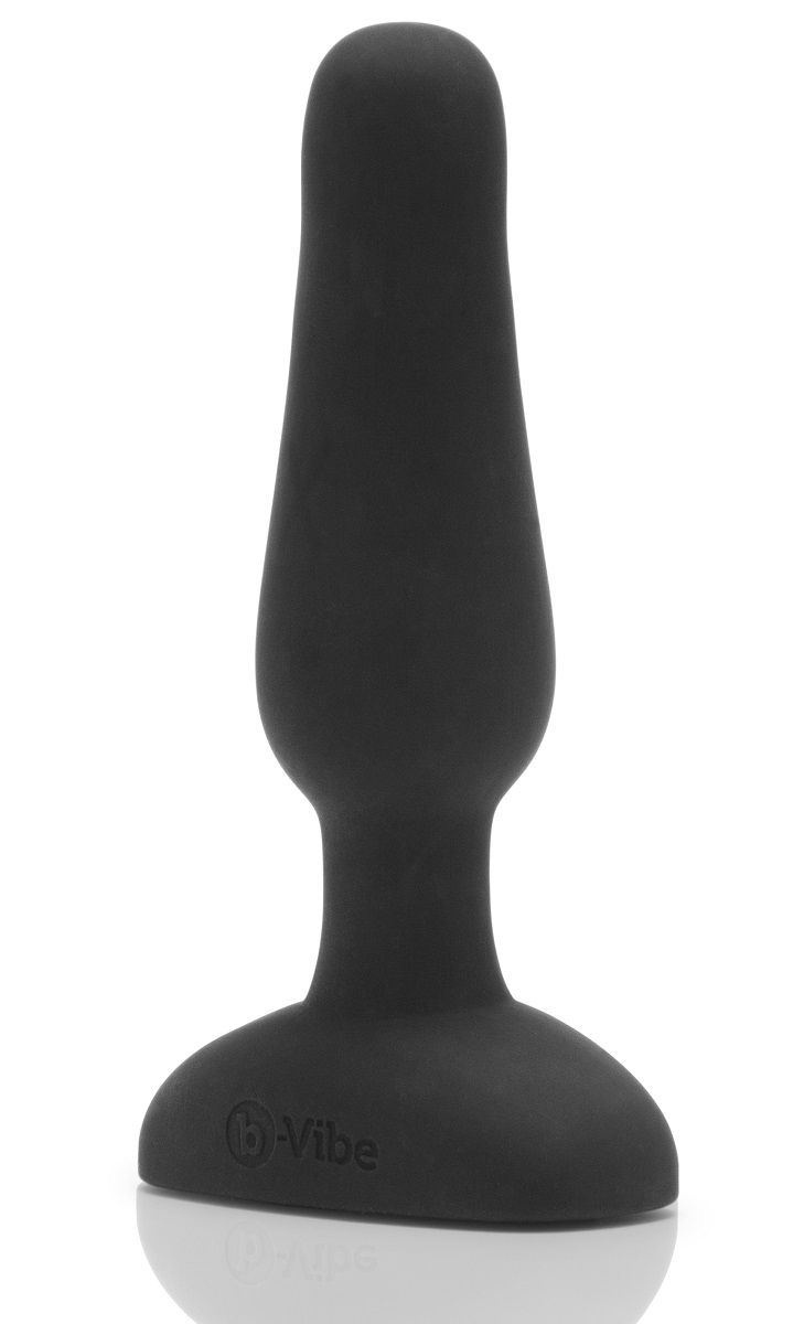 Купить Анальная вибропробка чёрного цвета NOVICE REMOTE CONTROL PLUG BLACK - 10,2 см. в Москве.