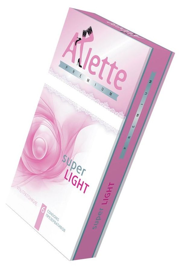 Купить Ультратонкие презервативы Arlette Premium Super Light - 6 шт. в Москве.