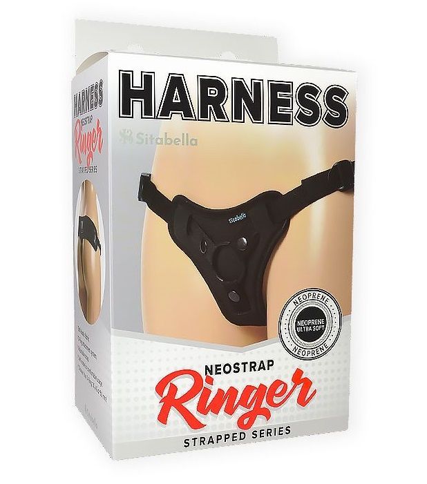 Купить Чёрные трусики HARNESS Ringer - размер M-XL в Москве.