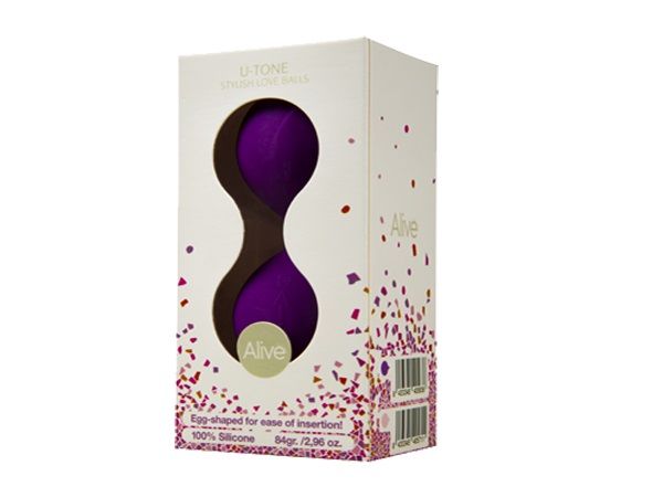 Купить Фиолетовые вагинальные шарики U-tone в Москве.