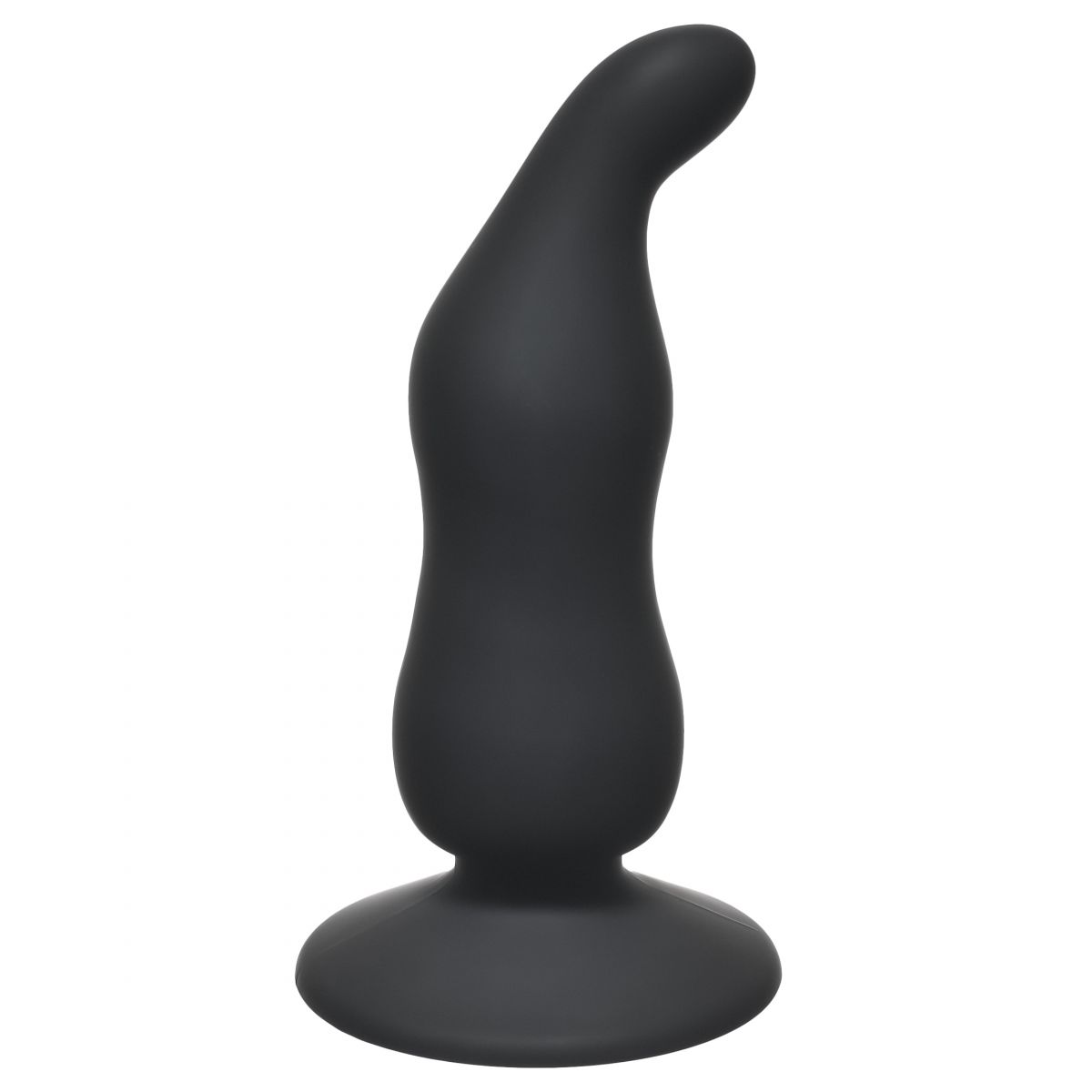 Купить Чёрная анальная пробка Waved Anal Plug Black - 11 см. в Москве.