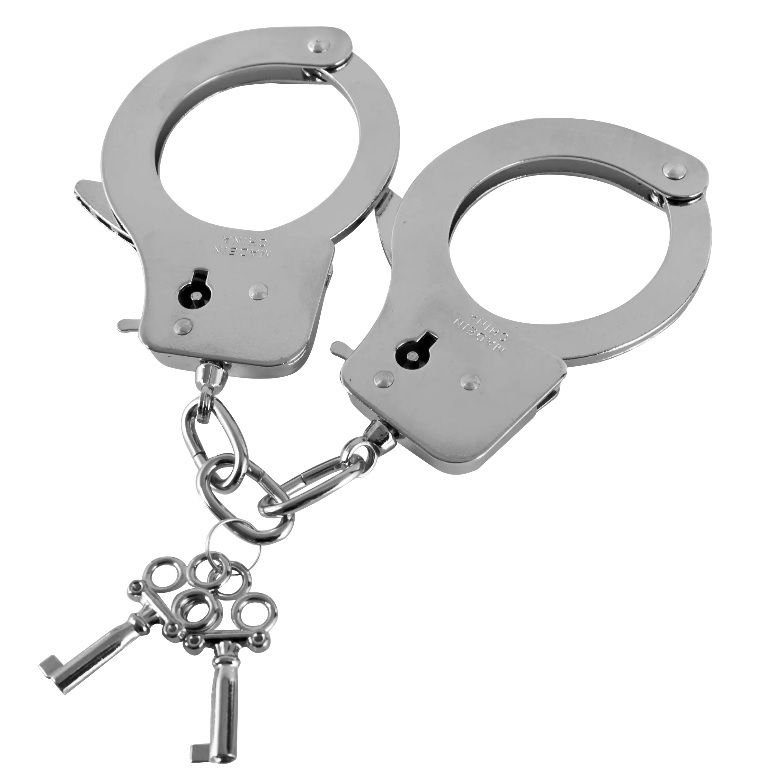Купить Наручники из листового металла с ключами Metal Handcuffs в Москве.
