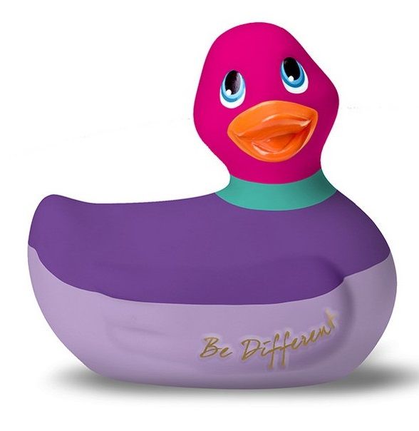 Купить Фиолетово-розовый вибратор-уточка I Rub My Duckie 2.0 Colors в Москве.