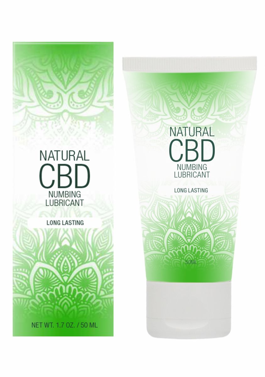 Купить Лубрикант с пролонгирующим эффектом Natural CBD Numbing Lubricant - 50 мл. в Москве.