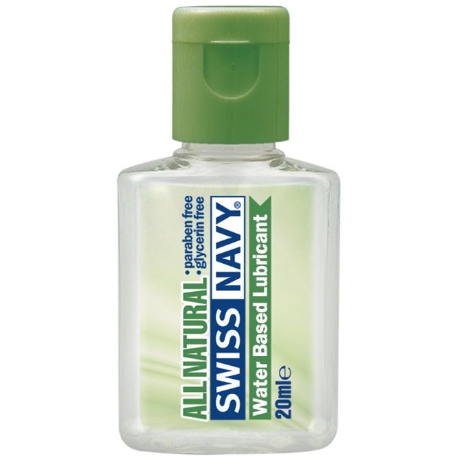 Купить Гипоаллергенный лубрикант Swiss Navy All Natural Water Base Lubricant - 20 мл. в Москве.